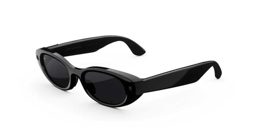 Meta Starfire Kylie Edition in Classic Black met Black-glazen, van links