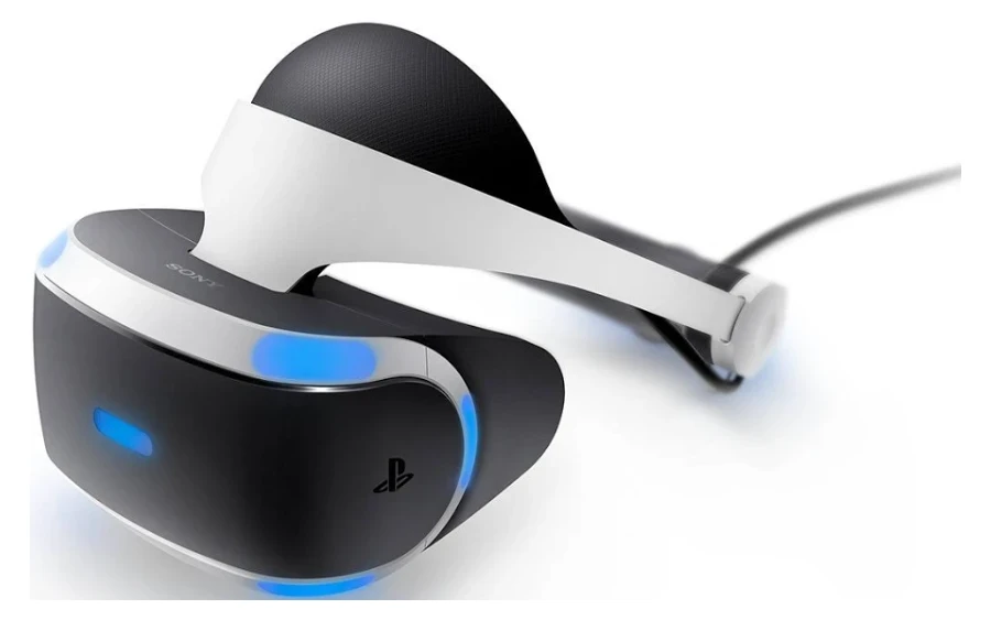 De PlayStation VR schuin van voren