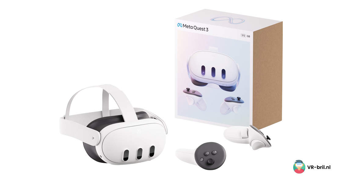 meta quest 3 met doos verpakking