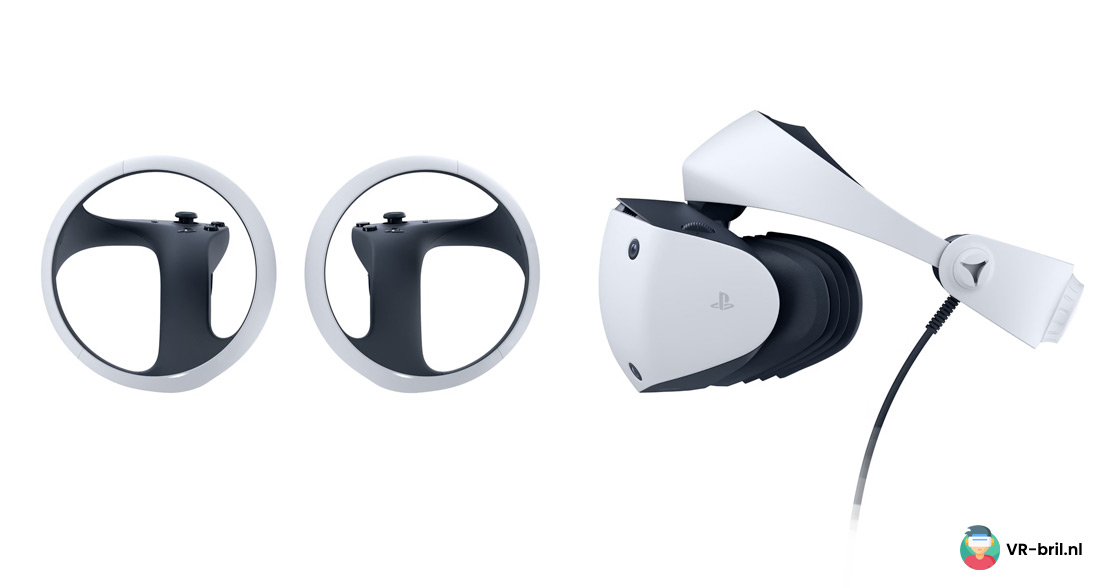 ps vr2 met controllers zijkant